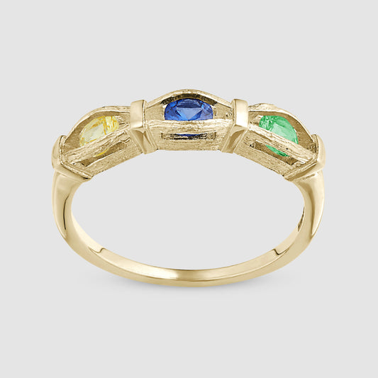 Sacred Oak Ring - Multi - Gold