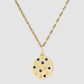 Sapphire Pendant - Blue - Gold