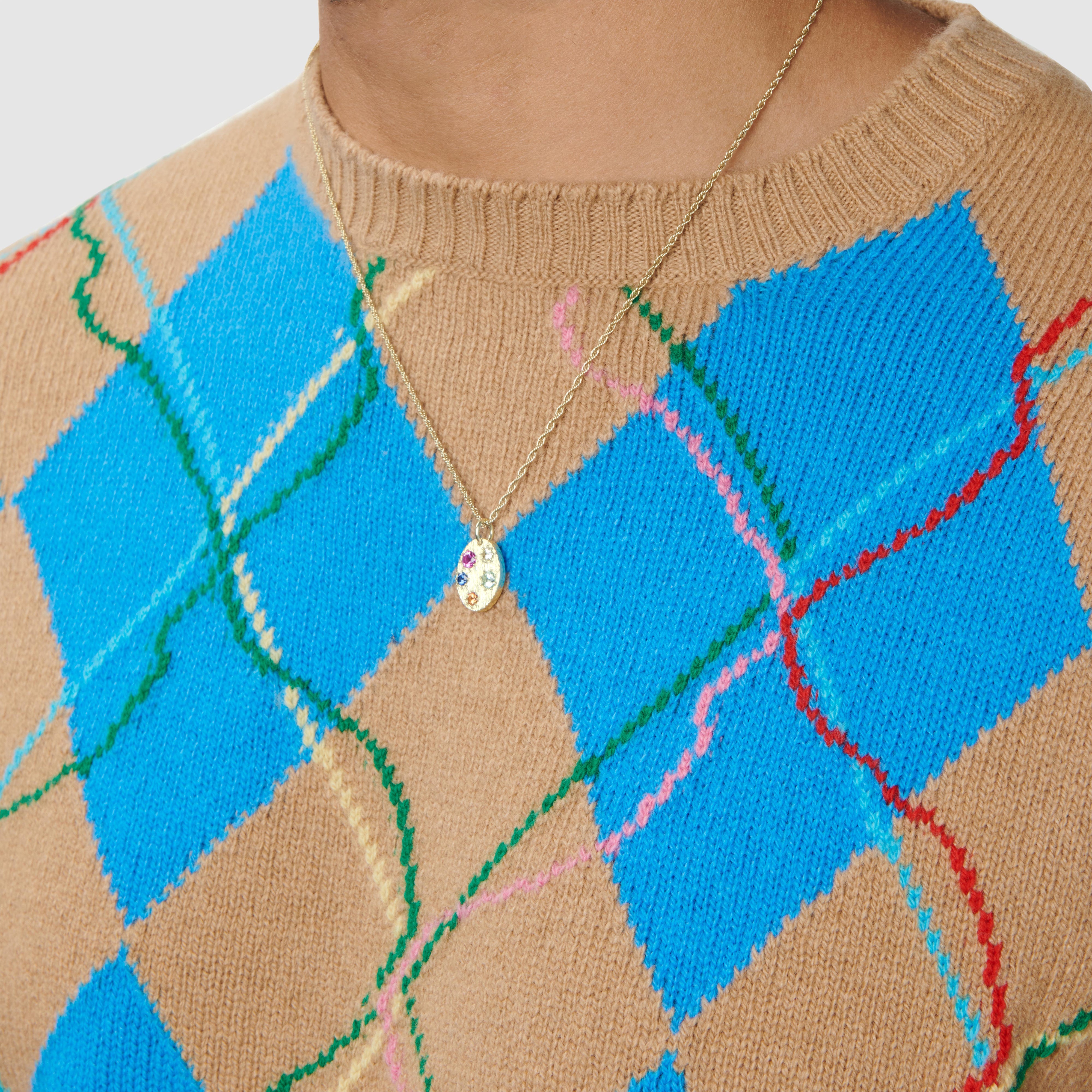 Floral Border Pendant