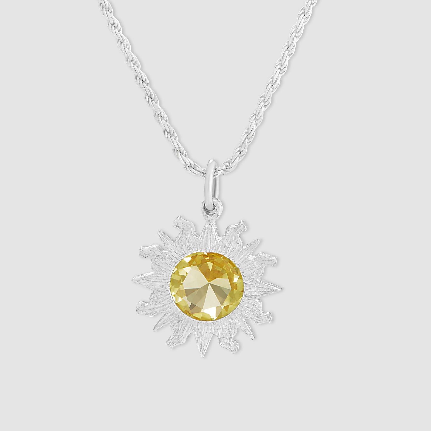 Sun Pendant - Silver