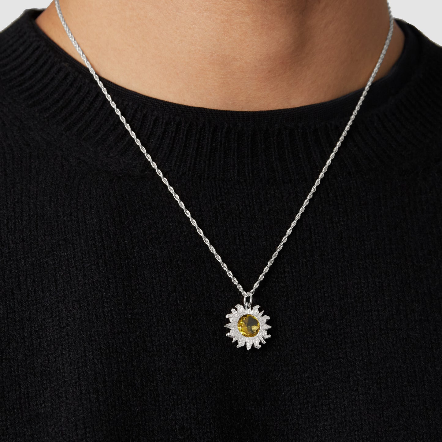 Sun Pendant - Silver