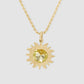 Sun Pendant - Gold