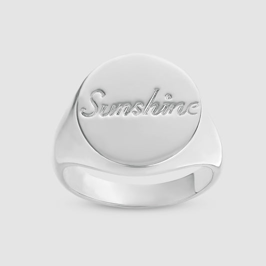 Sunshine Signet - Silver