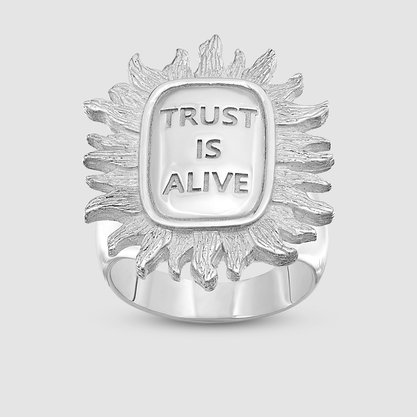 Trust is Alive Signet - Silver