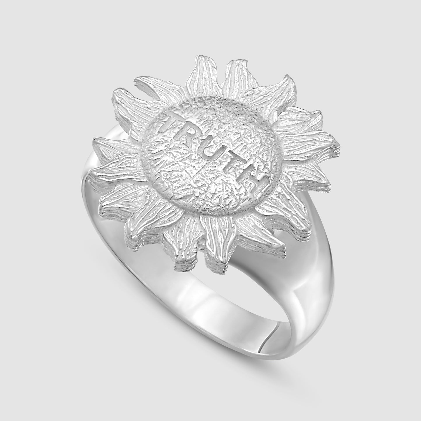 Truth is in the Sun Signet - Silver