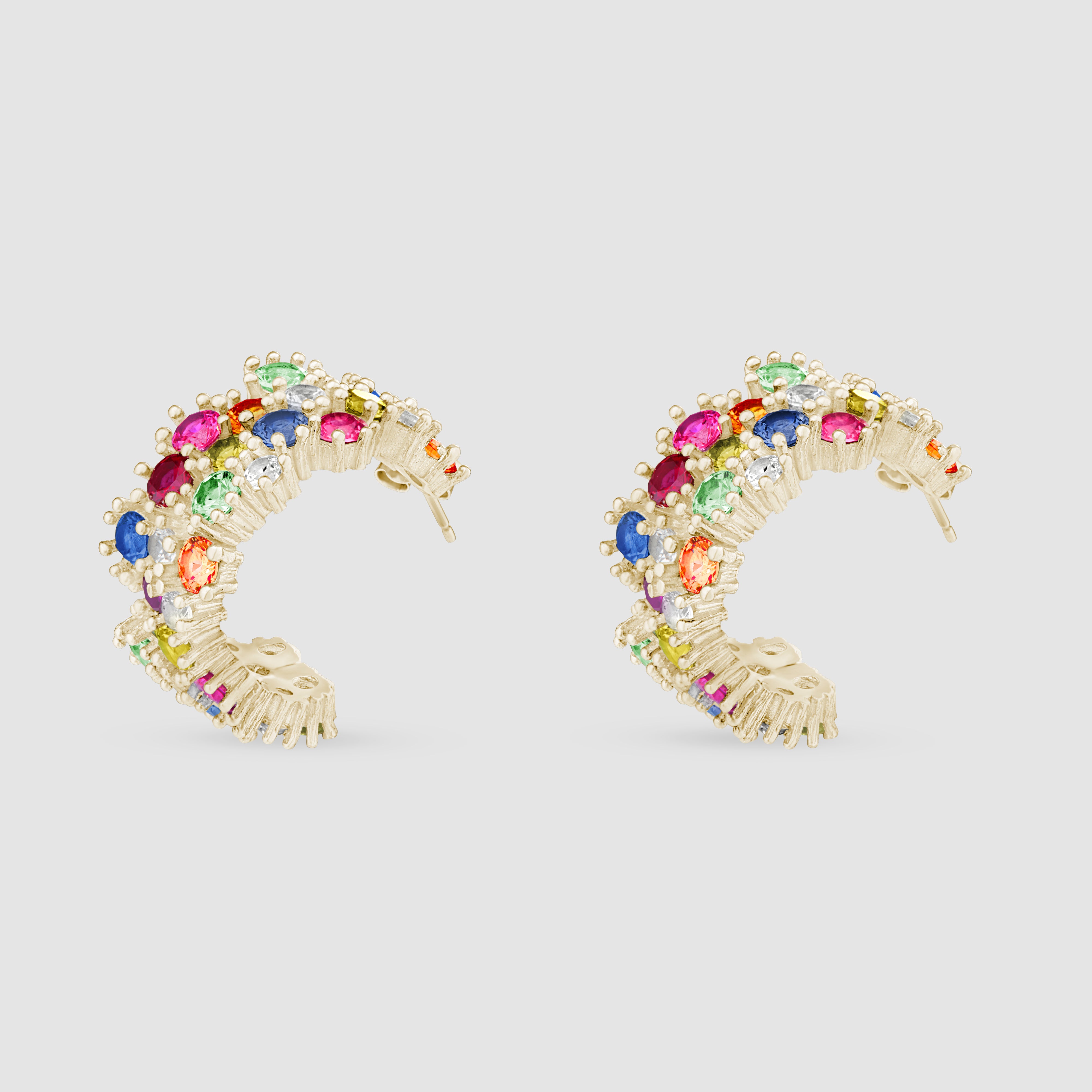 Wild Flower Hoops