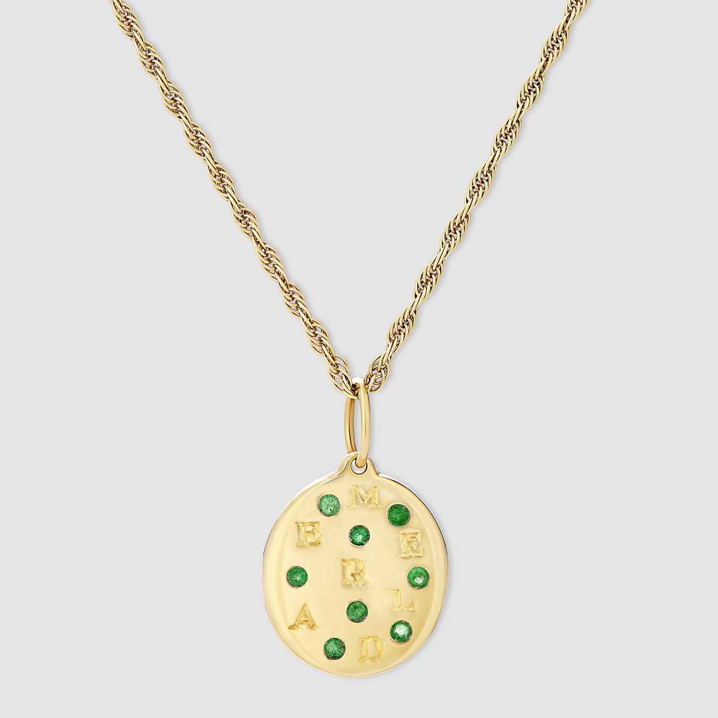 Emerald Pendant - Gold