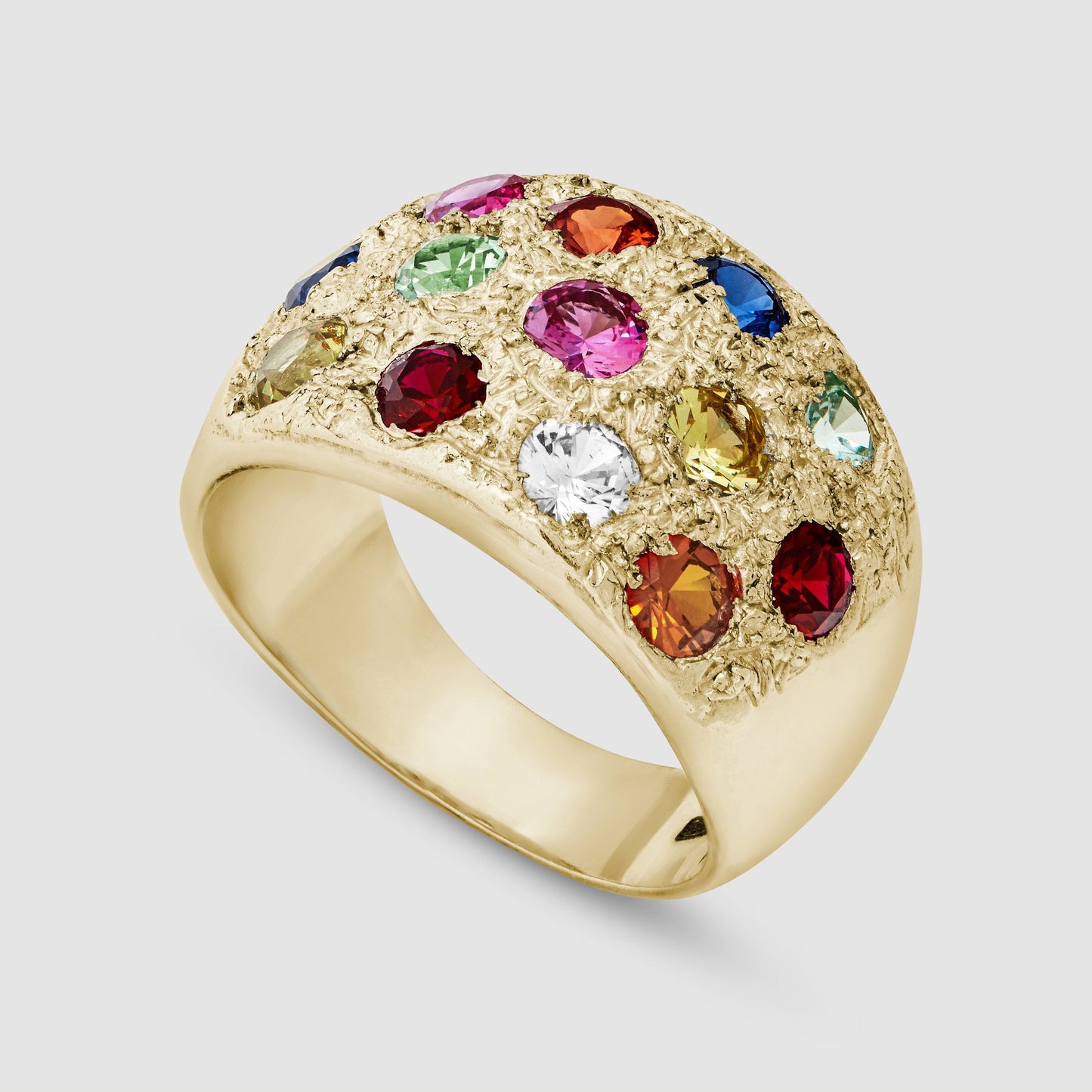 The Grand Riviera Ring - Gold - Multi