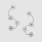 Flowers are Families Earrings - Silver