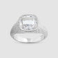 Natures Smile Signet - Silver - Clear