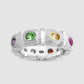 Window Box Eternity - Multi - Silver