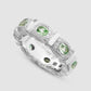 Window Box Eternity - Green - Silver