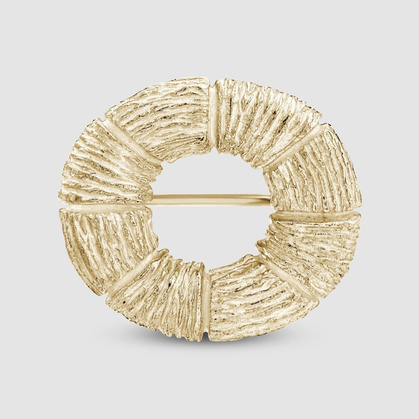 Rhubarb Brooch - Gold
