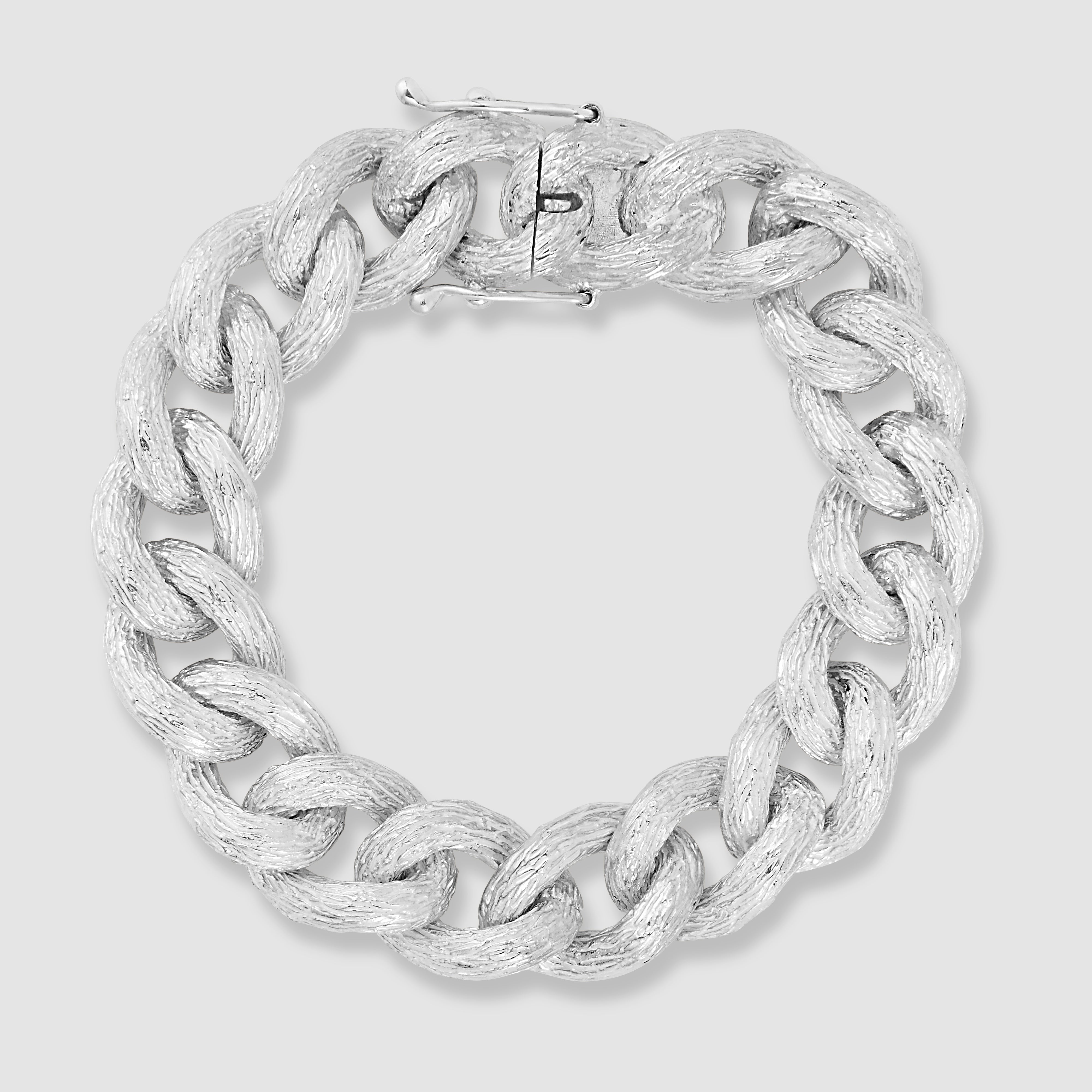 Buy Sterling Silver Cuban Link Bracelet, Cuban Chain, Heavy 925 Silver  Men's Bracelet, Gift for Him , Cuban Bracelet Men, Men's Bracelet Online in  India - Etsy