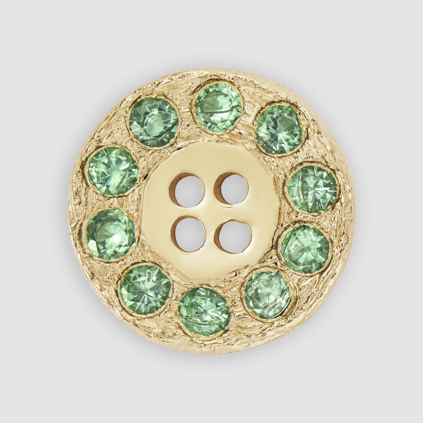 The Burnham Button - Green - Gold