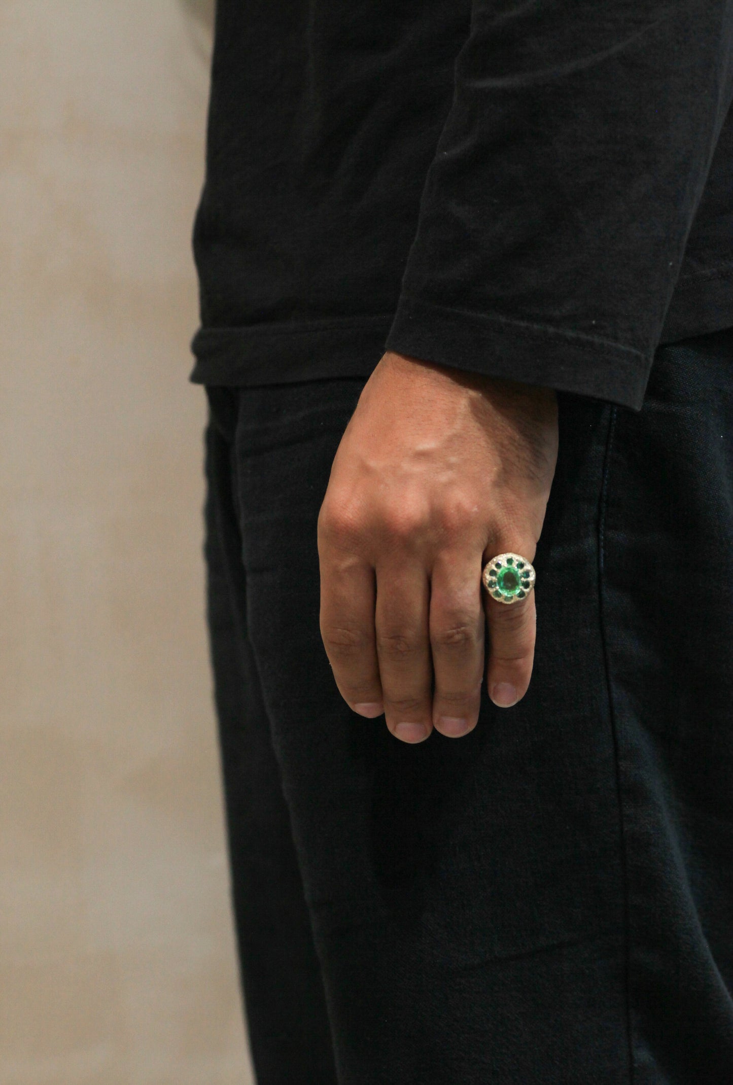 The Burnham Signet - Green - Gold