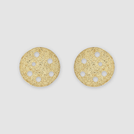 Community Network Earrings - Gold