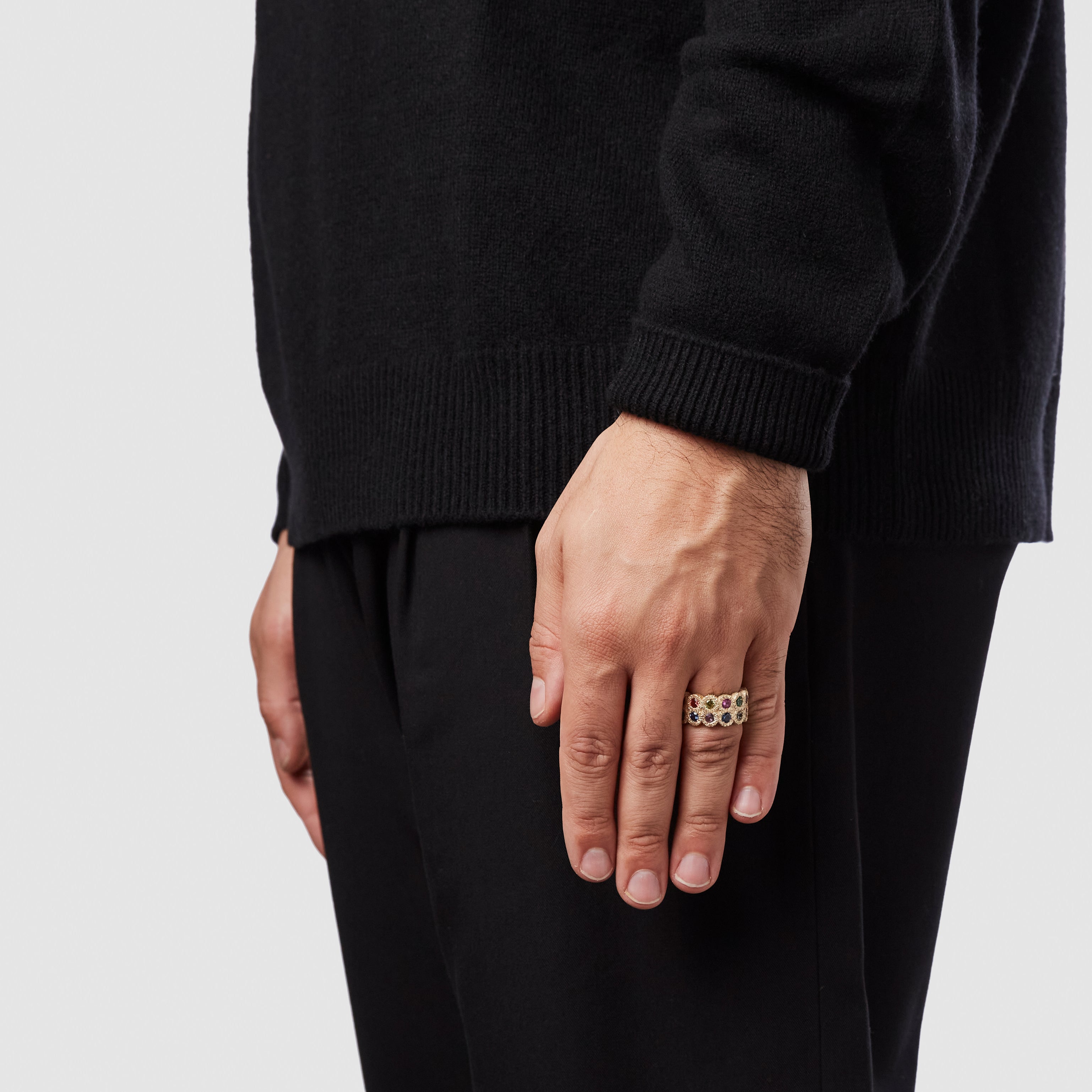 Flowers Grow Together Eternity Ring