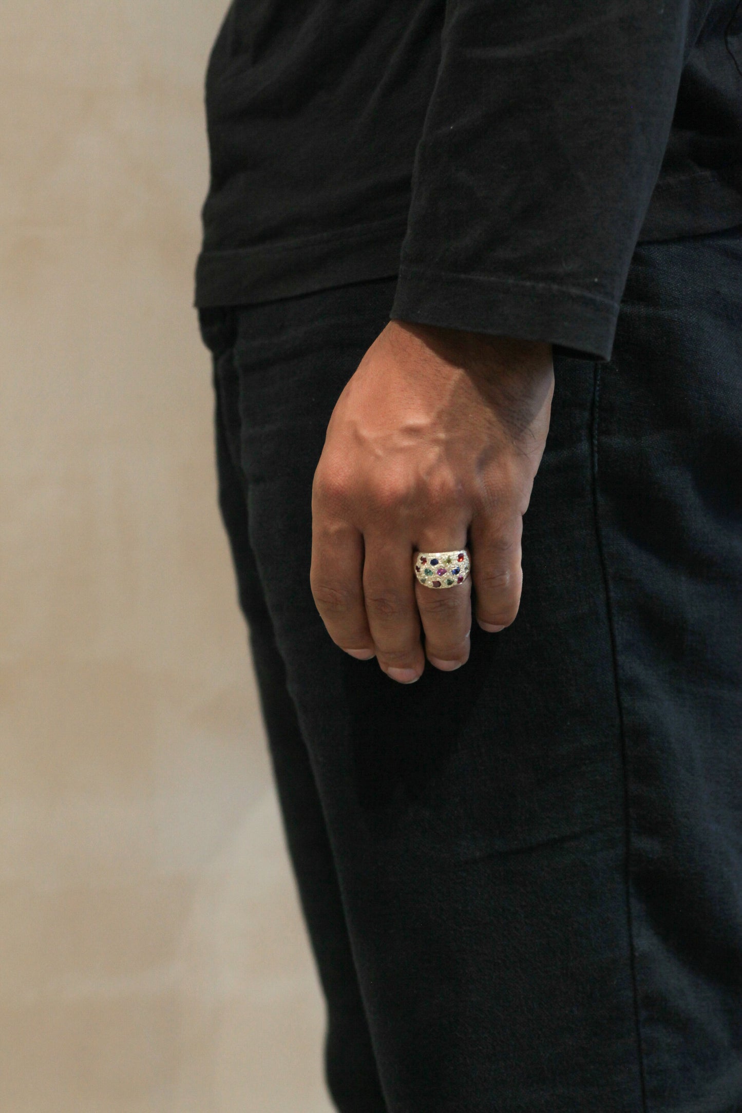 The Grand Riviera Ring - Gold - Multi