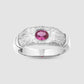 Hand Me Down Ring - Pink - Silver