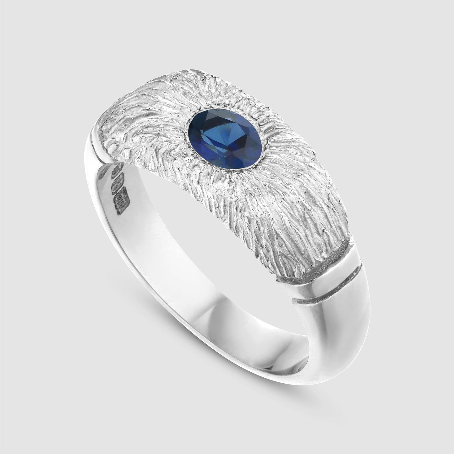 Hand Me Down Ring - Blue - Silver