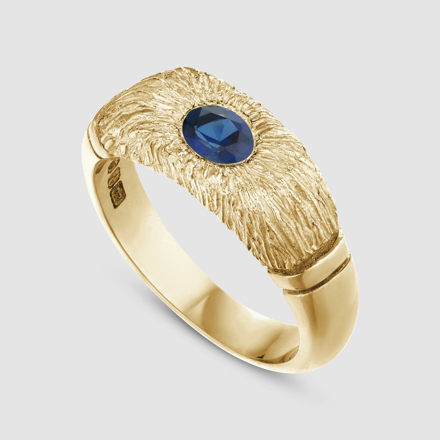Hand Me Down Ring - Blue - Gold