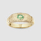 Hand Me Down Ring - Green - Gold