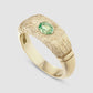 Hand Me Down Ring - Green - Gold