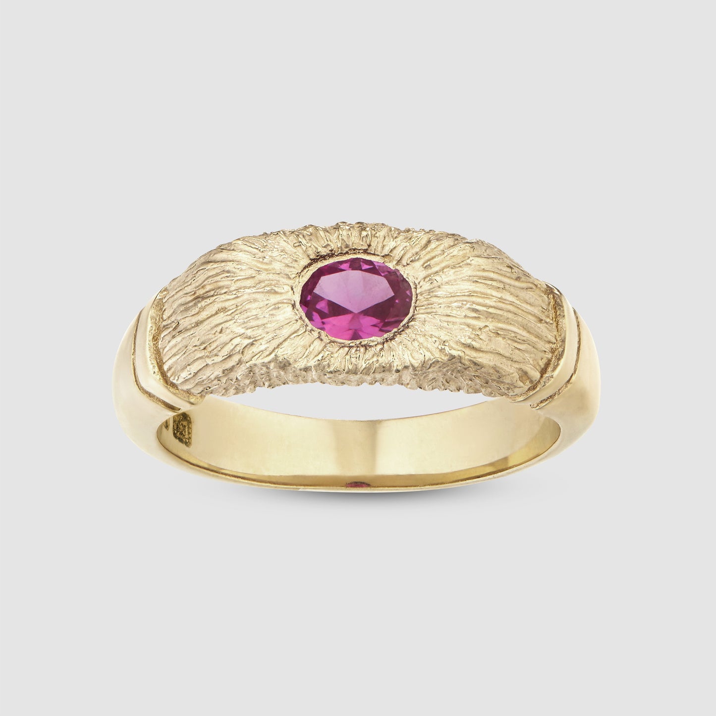 Hand Me Down Ring - Pink - Gold