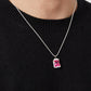 The Rose Pendant - Silver - Pink