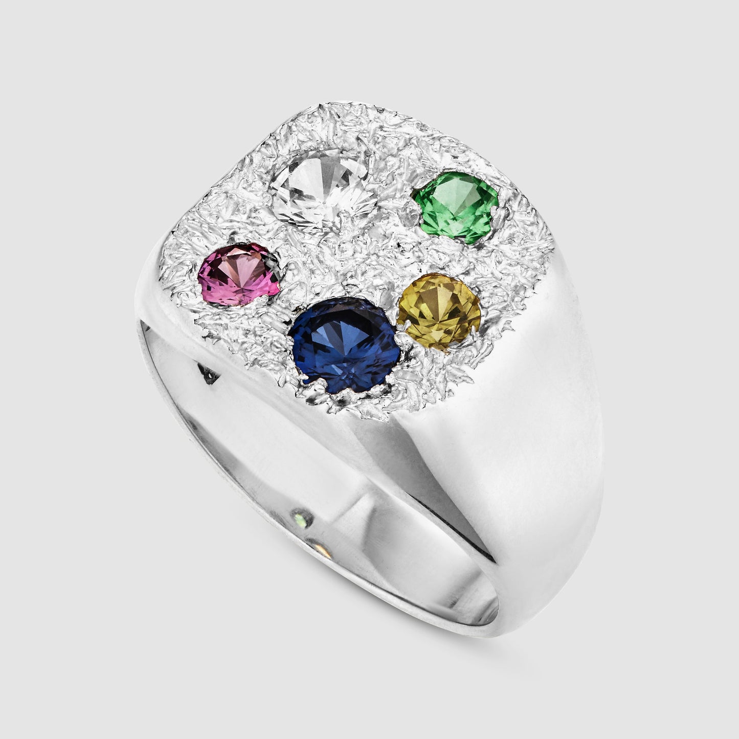 Hanging Basket Signet - Silver