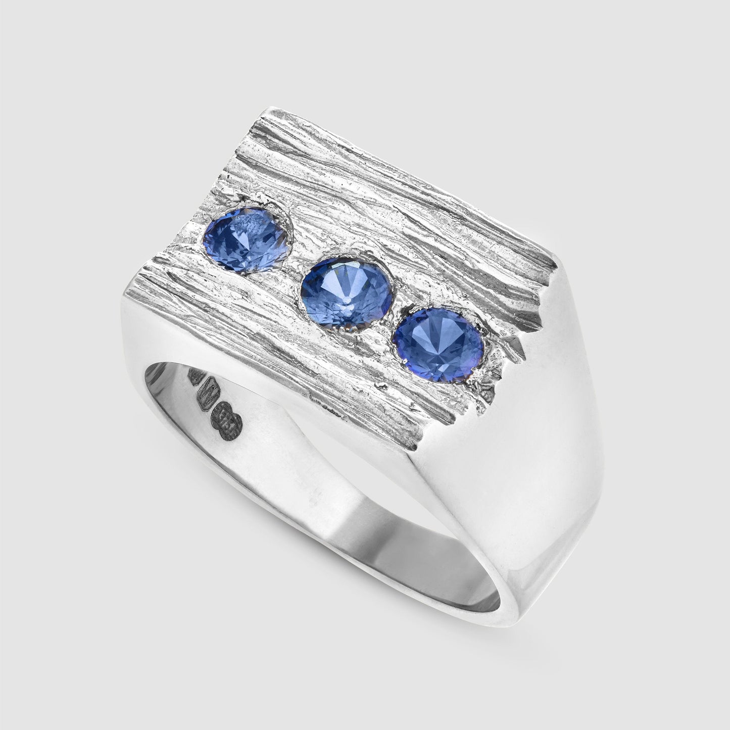 The TG Signet - Silver - Blue