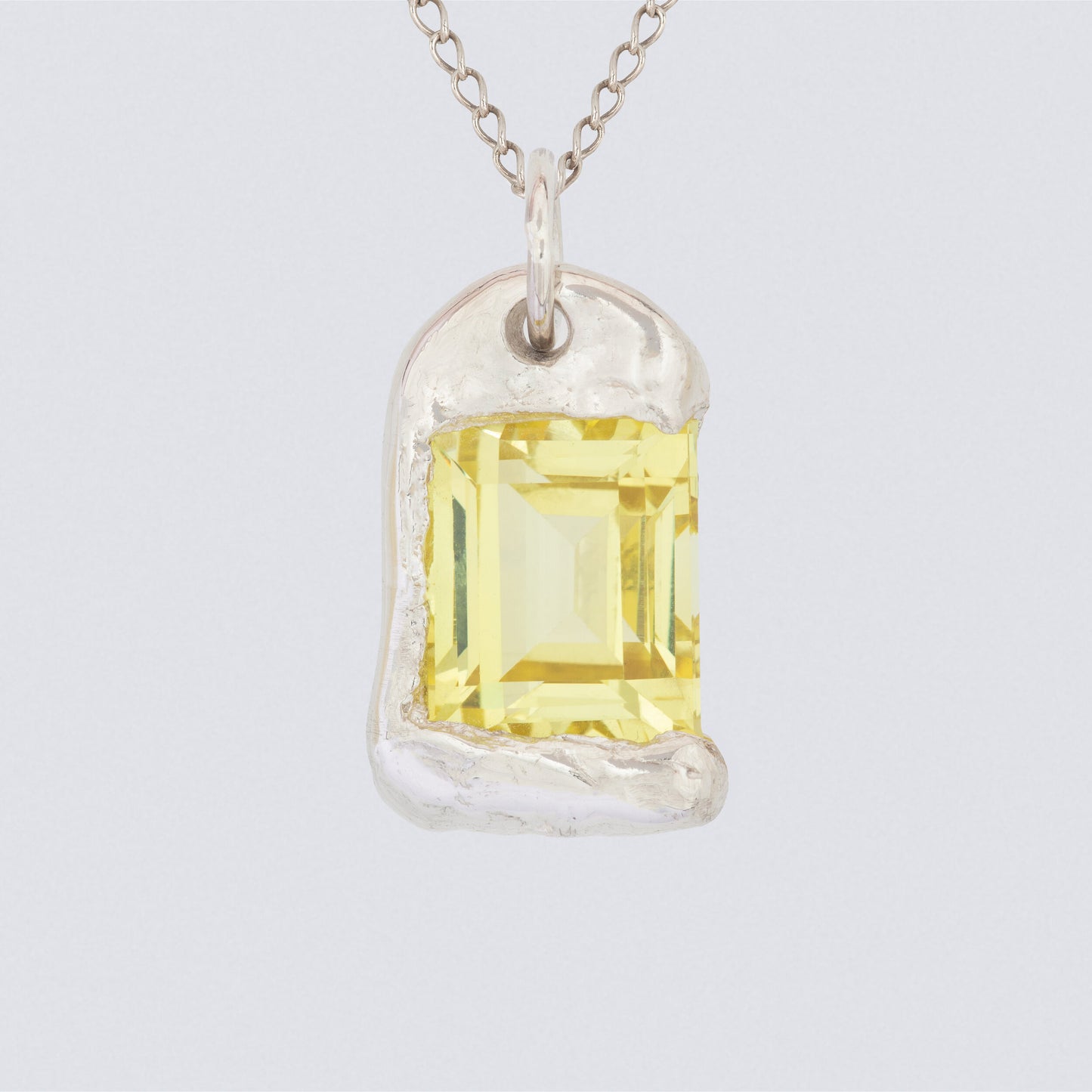 The Rose Pendant - Silver - Yellow